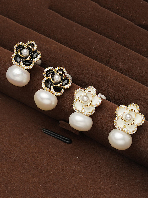 xakxx Flower Shape Earrings Accessories
