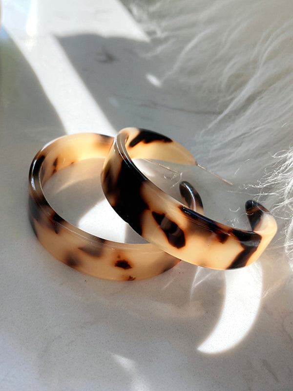 xakxx Original Leopard Geometric Earrings
