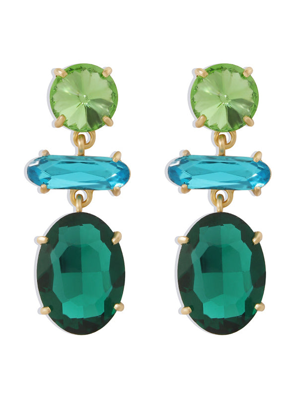 xakxx Original Statement Contrast Color Earrings