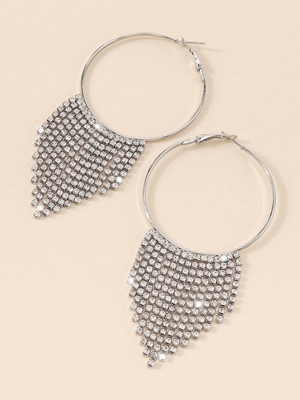 xakxx Geometric Tasseled Earrings Accessories