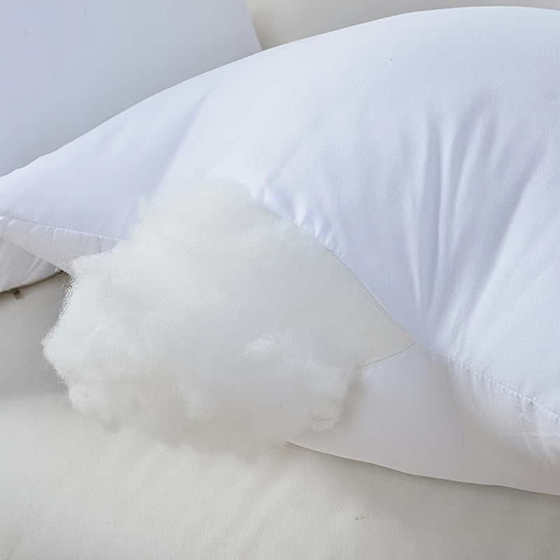 2pcs Pillow Inserts, Square Pillow Cushion Insert Soft Fluffy Cushion Pillow Core White Pillow Inserts Christmas Decor Halloween Decor Bed Sofa Home Decor
