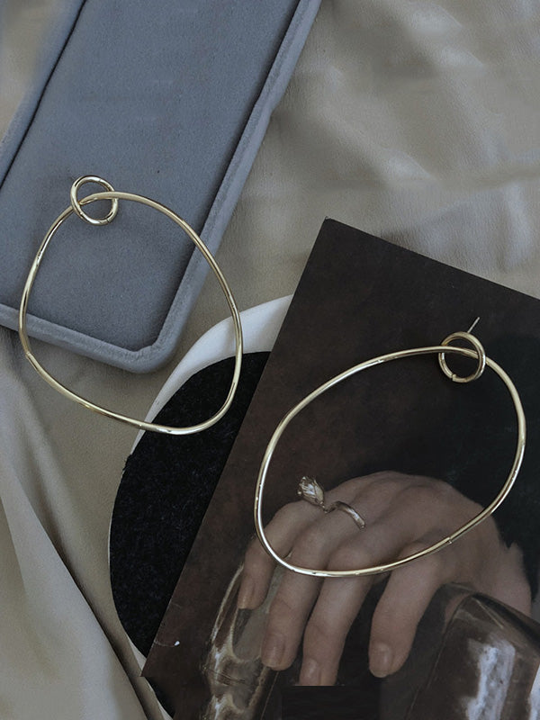 xakxx Statement Simple Chic Geometric Earrings