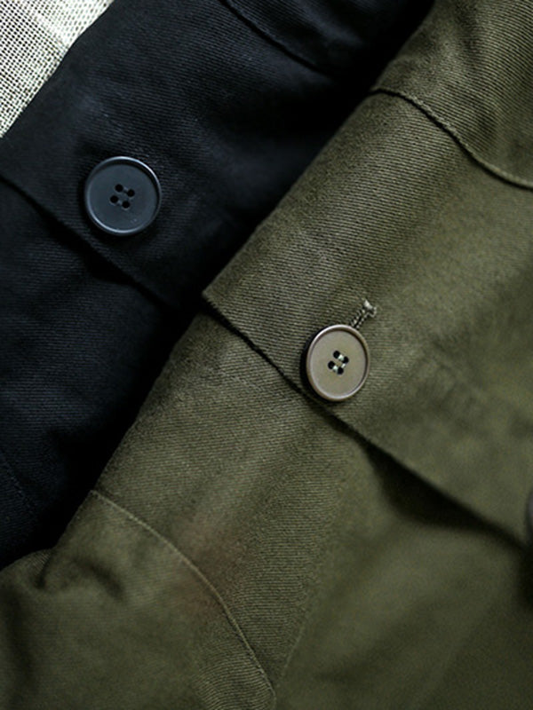 xakxx Original Solid Hooded Long Sleeve Outerwear&Coat