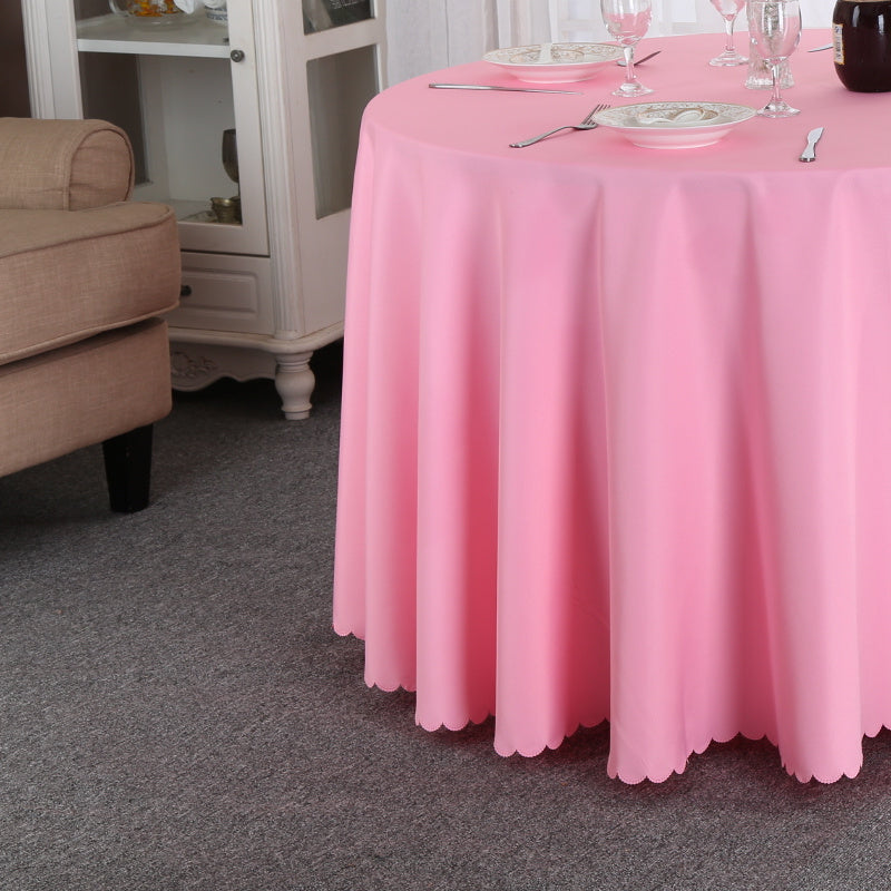 1pc Waterproof Polyester Tablecloth - Solid Color, Rectangle Design - Durable, Stain-Resistant, Perfect for Picnics, Holidays, Weddings - Home, Room & Wedding Decor - Easy Care, Attractive Style - Versatile Usage, Ideal Gift
