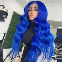 Brazilian Burgundy Red Colored Deep Wave Lace Frontal Wig HD Transparent lace front Wig Human Hair For Women Synthetic Lace Closure Wig