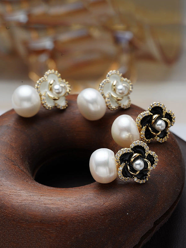 xakxx Flower Shape Earrings Accessories