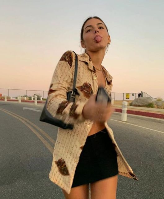 Xakxx - Shirt Female New Summer Ways Small Printed fresh Shirt Long Sleeve Blouse