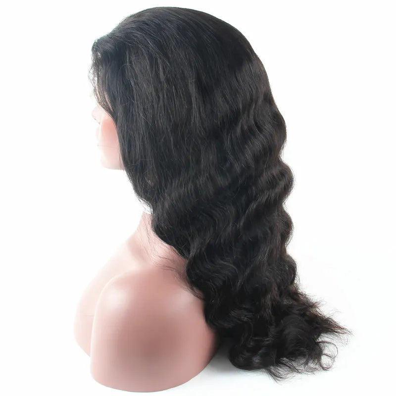 Body Wave 4x4 5x5 13x4 Transparent Lace Front Human Virgin Hair Wigs Pre Plucked Natural Hairline