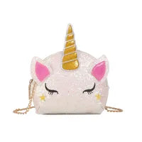5 styles Chain Shoulder Bags Bling Sequins Cartoon Crossbody Purse kids Messenger coin party favor gift C6680