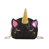 5 styles Chain Shoulder Bags Bling Sequins Cartoon Crossbody Purse kids Messenger coin party favor gift C6680