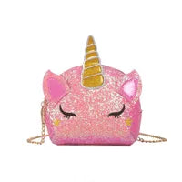 5 styles Chain Shoulder Bags Bling Sequins Cartoon Crossbody Purse kids Messenger coin party favor gift C6680