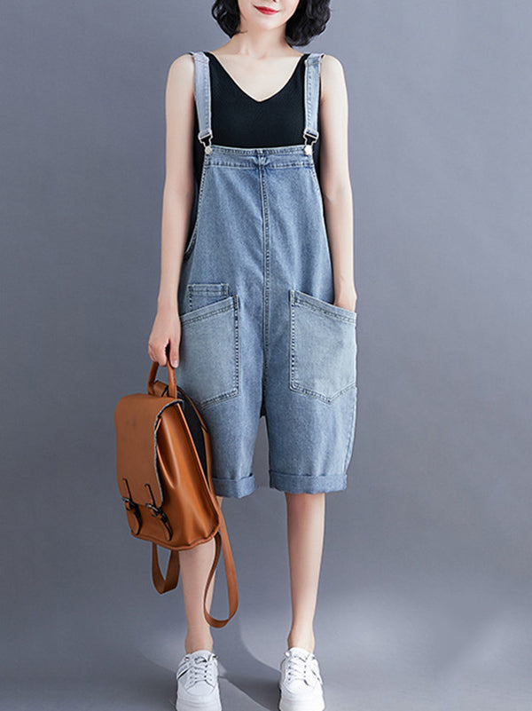 xakxx Original With Pocket Denim Overalls