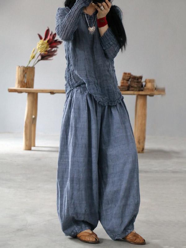 xakxx Super Loose Linen Bloomers