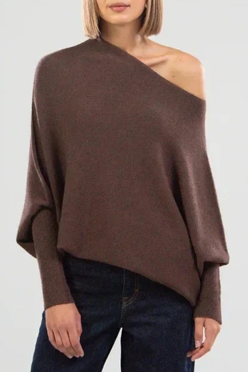 xakxx xakxx-Casual Simplicity Solid Make Old O Neck Tops(10 Colors)