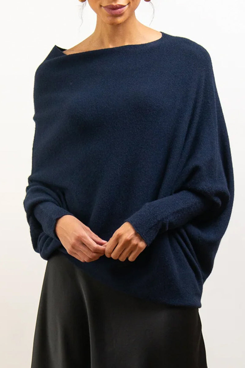 xakxx xakxx-Casual Simplicity Solid Make Old O Neck Tops(10 Colors)