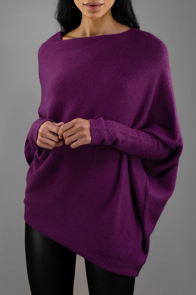 xakxx xakxx-Casual Simplicity Solid Make Old O Neck Tops(10 Colors)