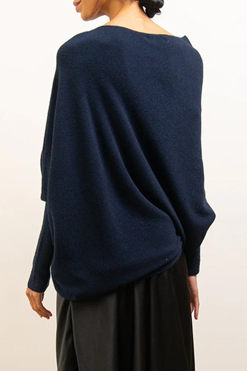 xakxx xakxx-Casual Simplicity Solid Make Old O Neck Tops(10 Colors)