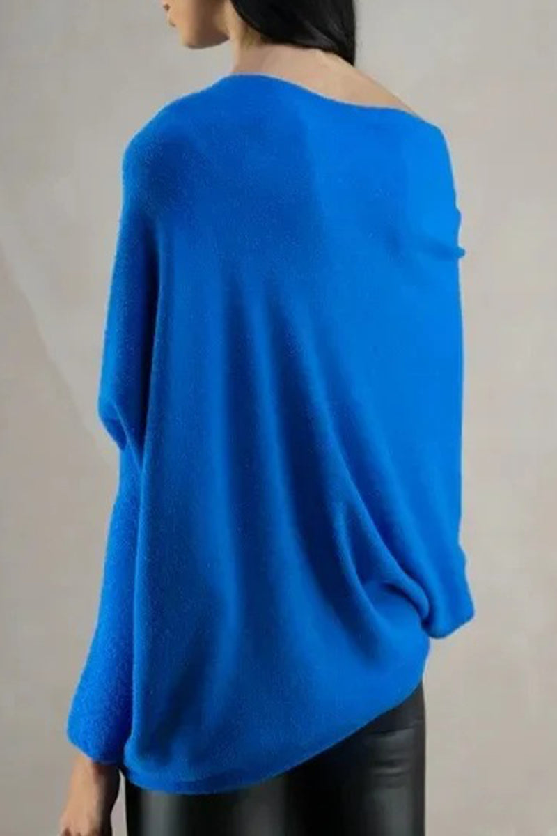 xakxx xakxx-Casual Simplicity Solid Make Old O Neck Tops(10 Colors)