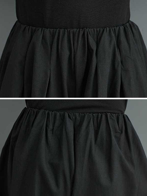 xakxx Loose Wide Leg Abstract Printed Elasticity Casual Pants Bottoms