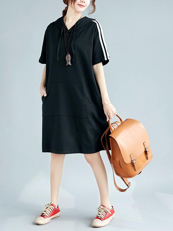 xakxx Casual With Pocket Hoodies&Dress