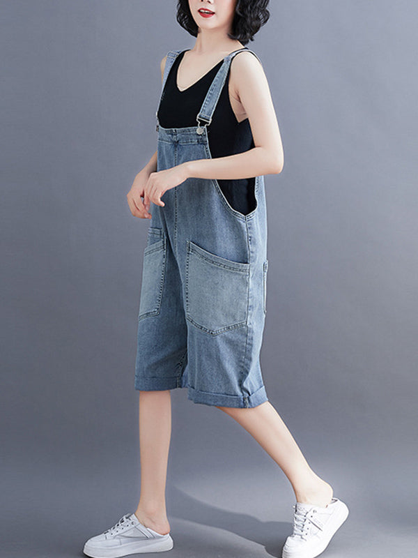xakxx Original With Pocket Denim Overalls
