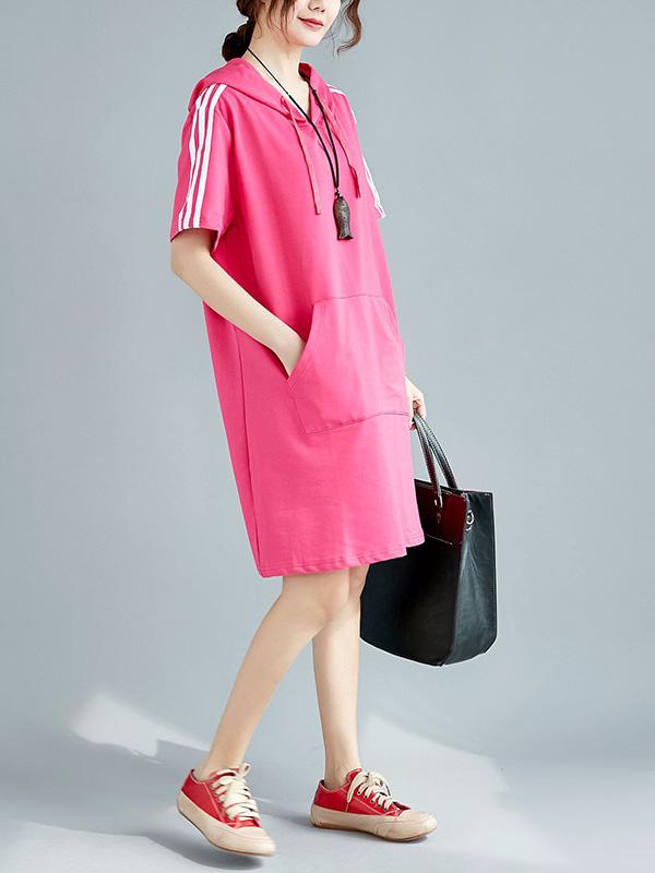 xakxx Casual With Pocket Hoodies&Dress