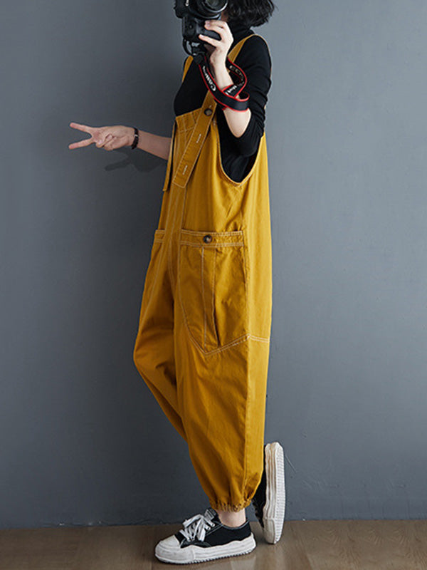 xakxx Original With Pocket Denim Overalls