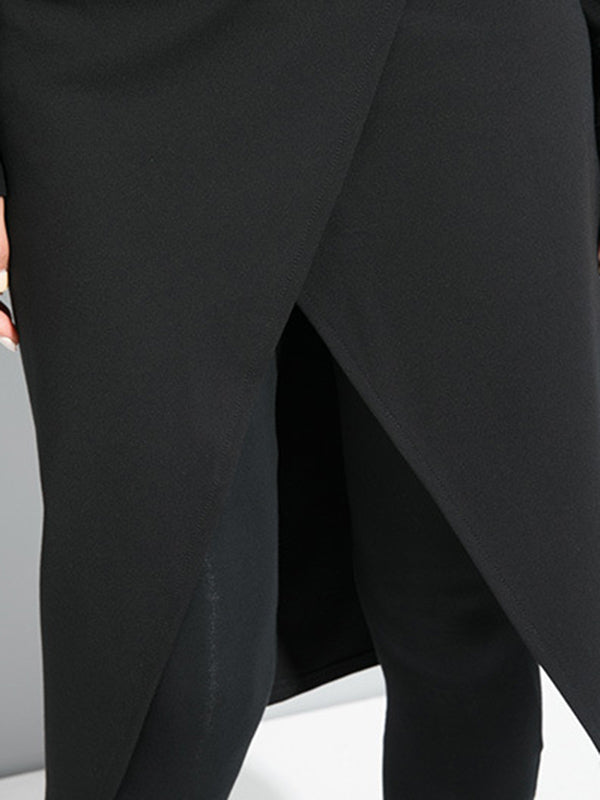 xakxx False Two Solid Split-Joint Culotte