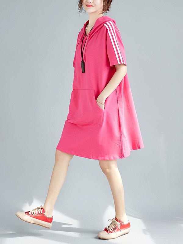 xakxx Casual With Pocket Hoodies&Dress