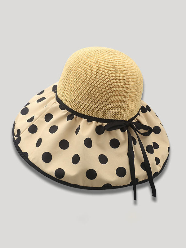 xakxx Original Sun Protection Polka-Dot Fisherman Hat