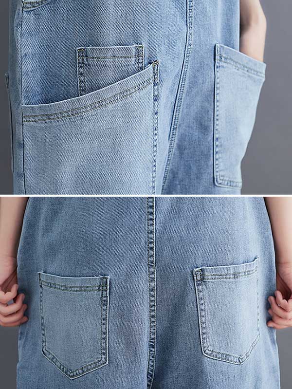 xakxx Original With Pocket Denim Overalls