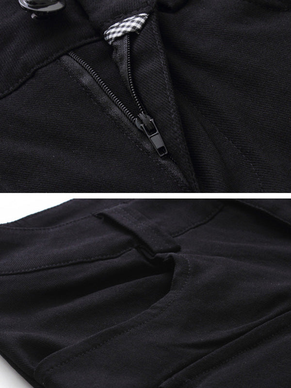 xakxx Original Cool Split-Joint With Pockets Zipper Casual Pants Bottoms