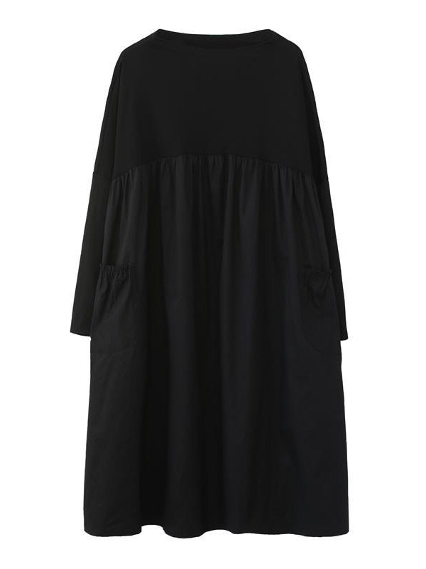 xakxx Original Split-Joint Long Sleeve Dress