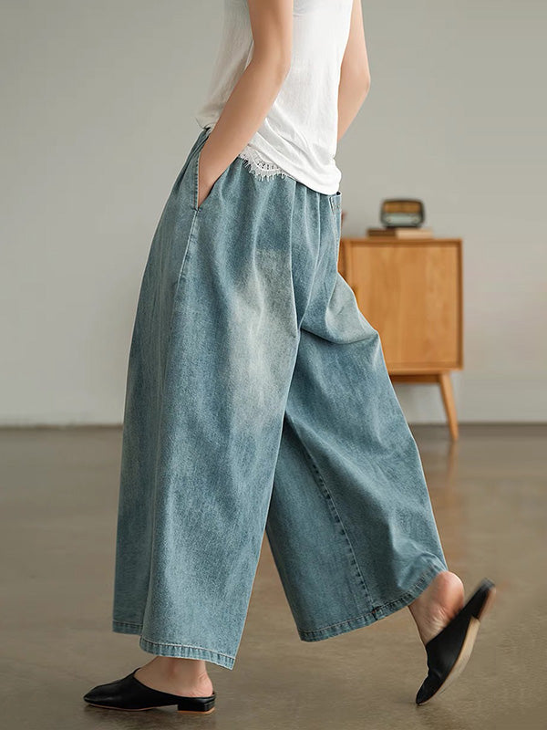 xakxx Original Empire Wide Leg Jean Pants
