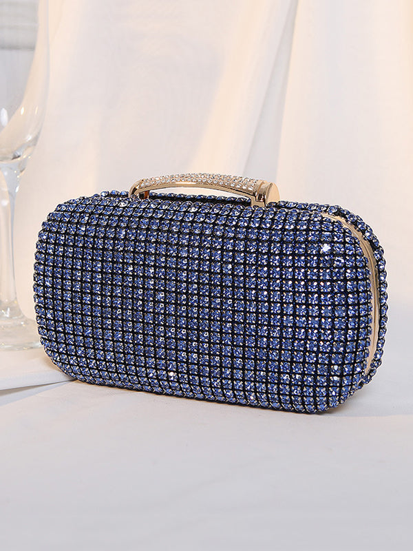 xakxx Chains Rhine Stones Handbags