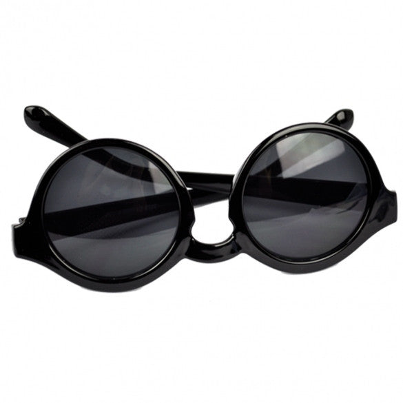 xakxx New Super Trendy Retro Round Frame Sunglasses Eyewear UV 400 Unisex Plate Frames