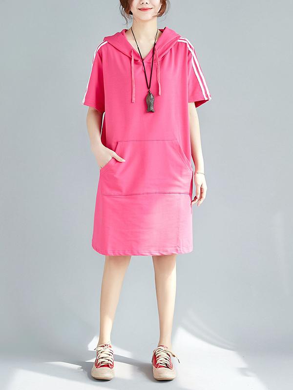xakxx Casual With Pocket Hoodies&Dress