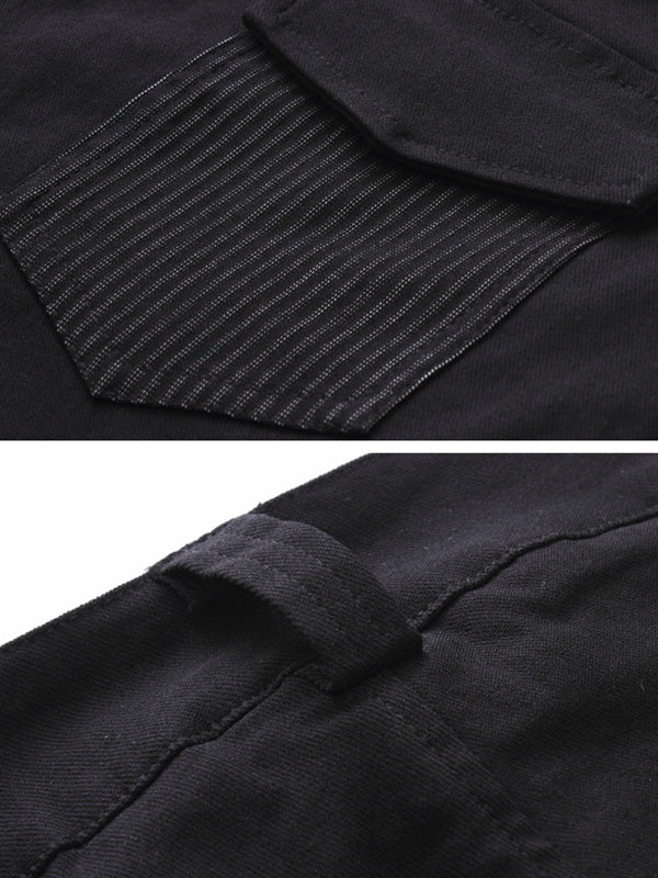 xakxx Original Cool Split-Joint With Pockets Zipper Casual Pants Bottoms