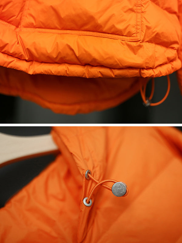 xakxx Original Solid Hooded Duck Down Coat