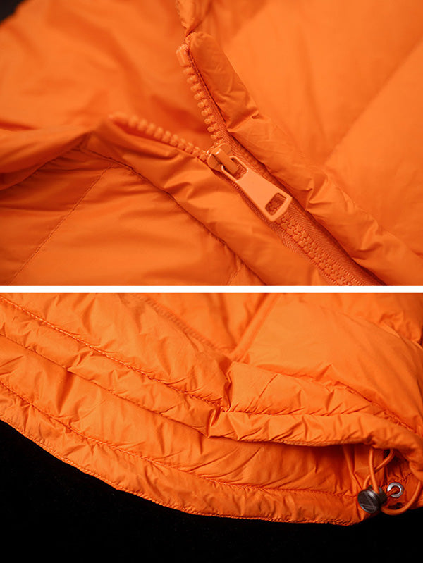 xakxx Original Solid Hooded Duck Down Coat