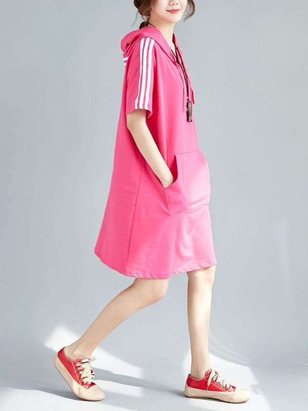 xakxx Casual With Pocket Hoodies&Dress