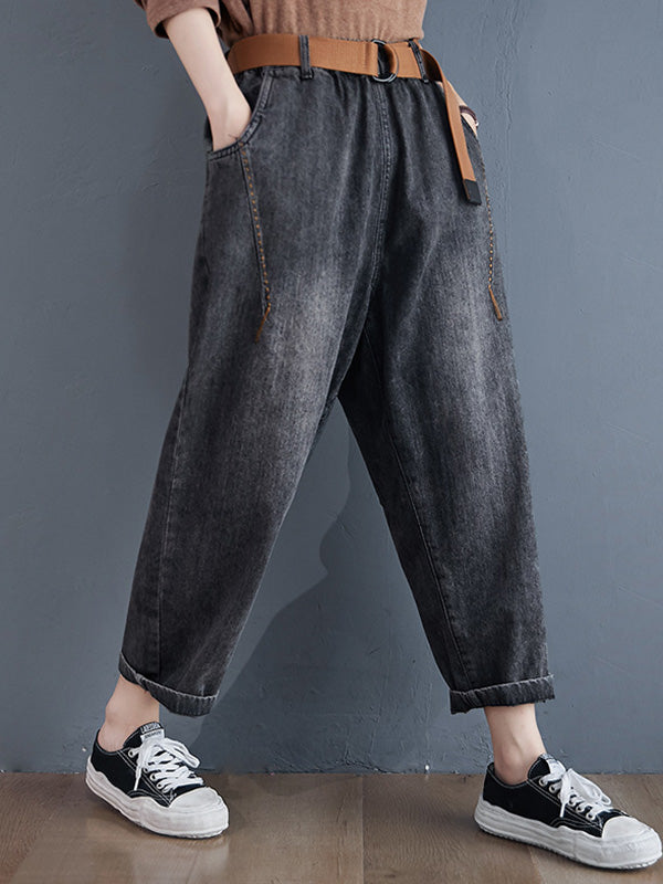 xakxx Original Solid Elasticity Jean Pants