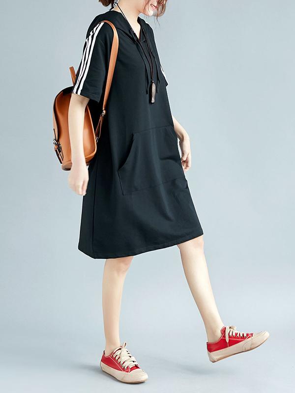 xakxx Casual With Pocket Hoodies&Dress