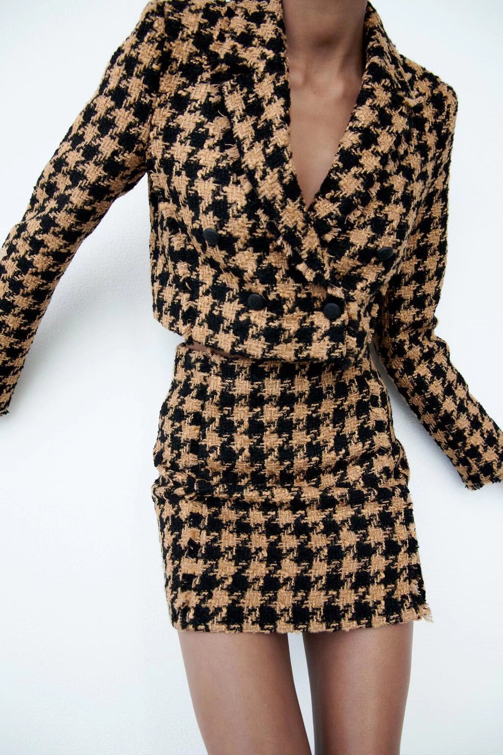 xakxx New Yellow Autumn Women Blazers Female Winter Vintage Swallow Gird Jacket Office Lady Casual Tops Blazer Feminino Clothes