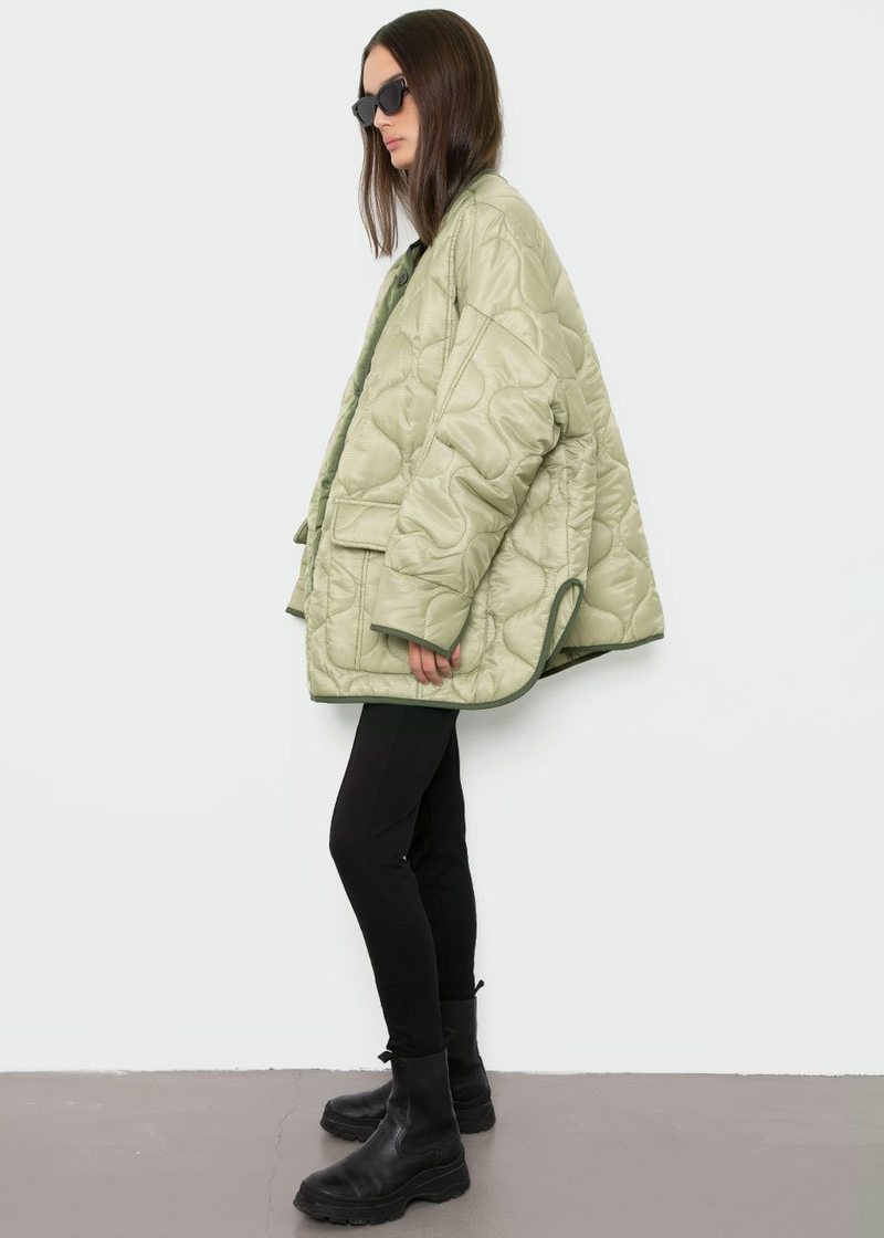 xakxx Autumn Winter Women's Loose Jackets Thin Parka Oversize Coats Round Neck Outwear Female Coats Long Sleeve Cotton Clothing