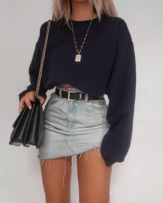 xakxx Autumn outfits New Womens Long Sleeve Sweatshirts Crop Tops Spring Autumn Solid Casual Loose Pullover Ladies Shirts Camisetas