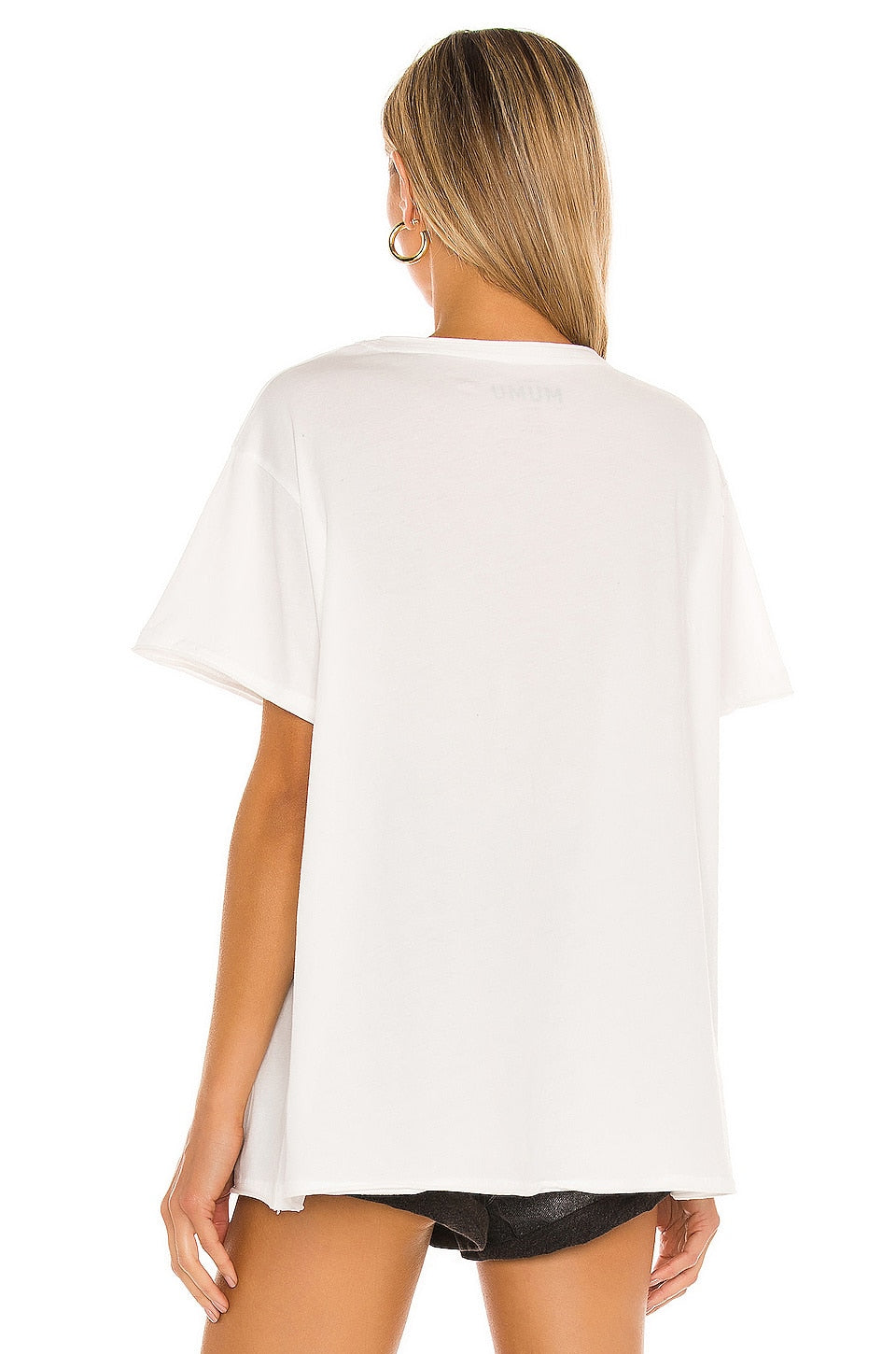 xakxx Super Chic White Graphic Tees Women Cotton New Oversized T-Shirt Summer Casual White Graphic Loose Tees Women Tops