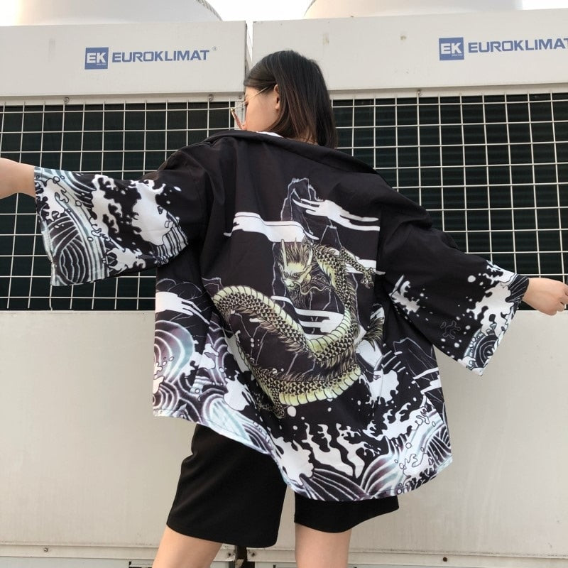 xakxx xakxx Womens tops and blouses harajuku kawaii shirt Japanese streetwear outfit kimono cardigan female yukata blouse women AA001