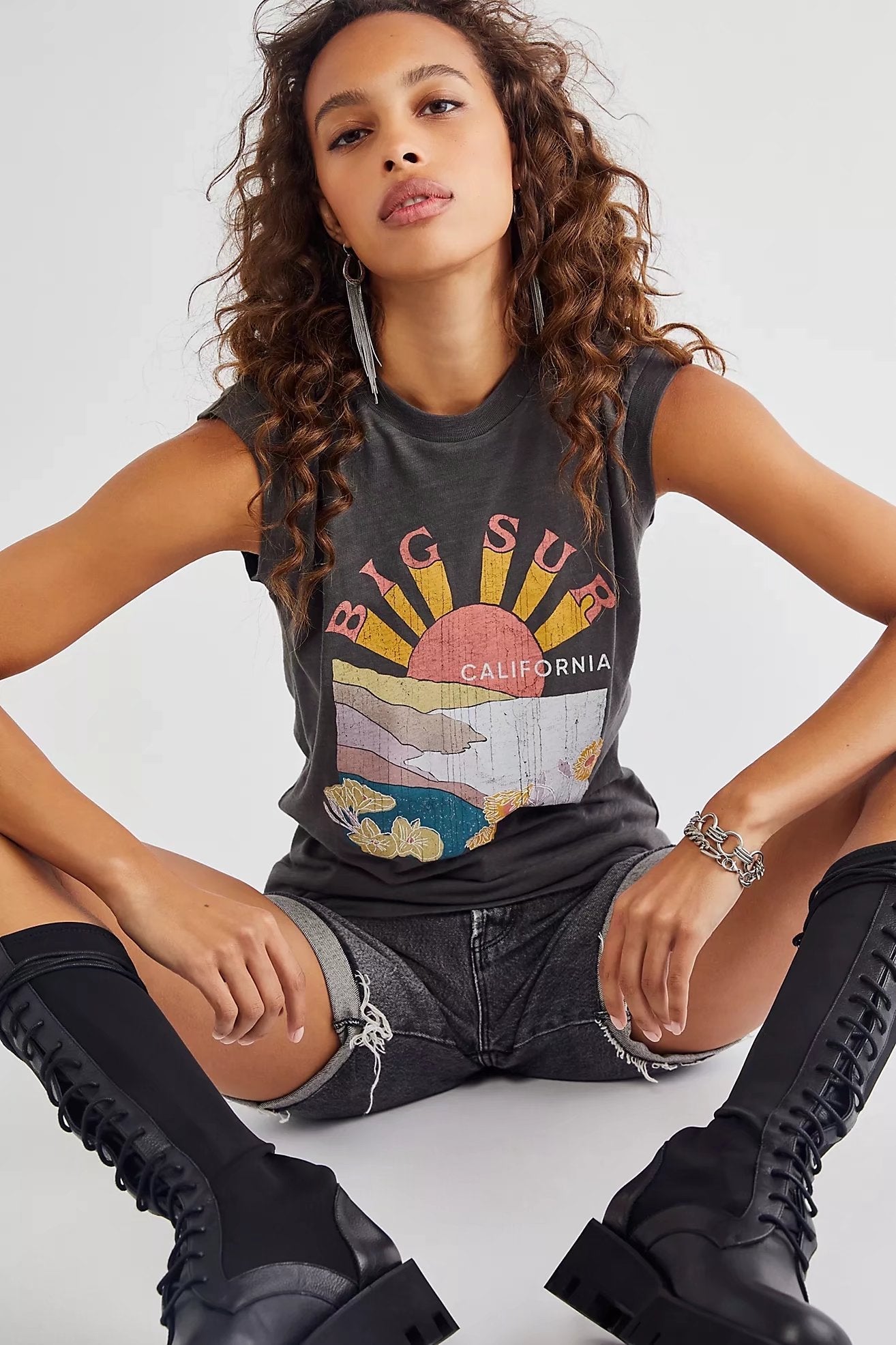 xakxx Streetwear Special Tshirt Women Summer O Neck Sleeveless Tops Loose Casual Ladies Gray Tee