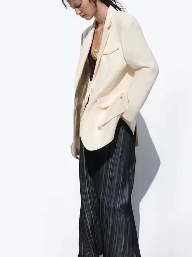 xakxx xakxx - New women's clothing Spring and summer temperament fashion single row two buttons solid color all-match double casual suit